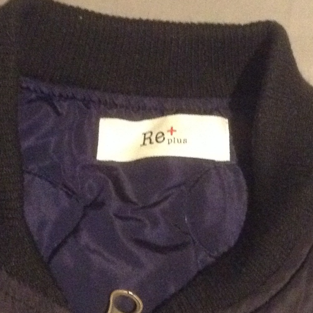 Re Plus Multi-Patch Oversized Bomber Jacket - image 4